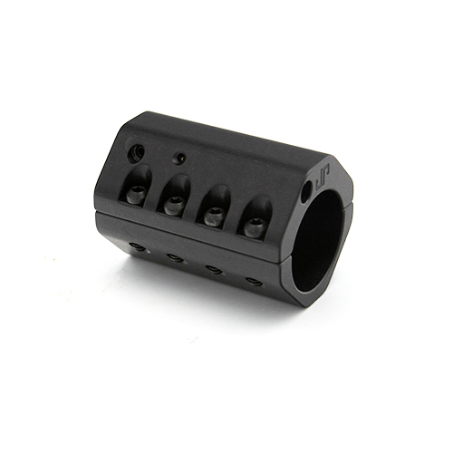 TWO-PIECE ADJUSTABLE GAS BLOCK WITH DETENT, .936 BORE, ALUMINUM