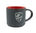 JP MUG 23, GRAY/RED, 16 OZ., STONEWARE - JPMUG23