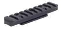 MIL-STD-1913 MODULAR RAIL WITH BACKER PLATE, 4" SECTION 
