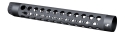 MK III RAPID CONFIGURATION HAND GUARD, XL RIFLE LENGTH (15.5" OAL), KNURLED MATTE BLACK HARD COAT ANODIZED 