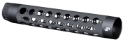 MK III RAPID CONFIGURATION HAND GUARD, RIFLE LENGTH (12.5" OAL), KNURLED MATTE BLACK HARD COAT ANODIZED 