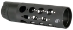 MK III RAPID CONFIGURATION HAND GUARD, CARBINE LENGTH (7.125" OAL), KNURLED MATTE BLACK HARD COAT ANODIZED - JPHG3-4M-RC