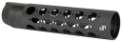 MK III RAPID CONFIGURATION HAND GUARD, MID LENGTH (9.25" OAL), KNURLED MATTE BLACK HARD COAT ANODIZED 