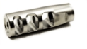 3-PORT COMPENSATOR, 1/2"-28 TPI, .875 OD, .281 EXIT, STAINLESS 