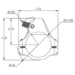 TWO-PIECE ADJUSTABLE GAS BLOCK WITH DETENT, .750 BORE, BLACK STAINLESS, LOW PROFILE - JPGS-9D