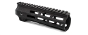 M-LOK SERIES HAND GUARD, CARBINE LENGTH (7.125" OAL), ROCK BLASTED BLACK HARD COAT ANODIZED 