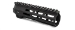 M-LOK SERIES HAND GUARD, CARBINE LENGTH (7.125" OAL), ROCK BLASTED BLACK HARD COAT ANODIZED - JPHGM-4M