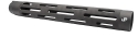 MK III SIGNATURE HAND GUARD, XL RIFLE LENGTH (15.5" OAL), KNURLED FINISH, MATTE BLACK HARD COAT ANODIZED 