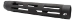 MK III SIGNATURE HAND GUARD, RIFLE LENGTH (12.5" OAL), KNURLED FINISH, MATTE BLACK HARD COAT ANODIZED - JPHG3-1M-SK