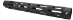 MK III SIGNATURE HAND GUARD, XXL (17.25" OAL), KNURLED FINISH, MATTE BLACK HARD COAT ANODIZED - JPHG3-7M-SK