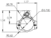 TWO-PIECE ADJUSTABLE GAS BLOCK WITH DETENT, .750 BORE, BLACK STAINLESS, ULTRA LOW PROFILE - JPGS-11D2