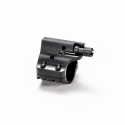 TWO-PIECE ADJUSTABLE GAS BLOCK WITH DETENT, .875 BORE, BLACK STAINLESS, ULTRA LOW PROFILE 