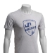 JP NINE LINE APPAREL T-SHIRT, SHORT SLEEVE, GRAY/BLUE 24 - JPTSHIRT24-NLGR