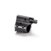 TWO-PIECE ADJUSTABLE GAS BLOCK WITH DETENT, .625 BORE, BLACK STAINLESS, ULTRA LOW PROFILE 